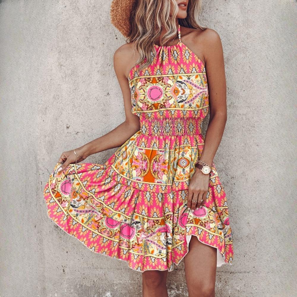 BITCED Женские летние модные сексуальные женские платья без бретелек с вырезом без рукавов