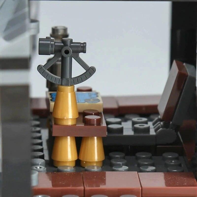 Черная Жемчужина Месть Королевы Анны Корабль Модель Лодки Строительный Блок Moc Игрушки Рождественский Подарок