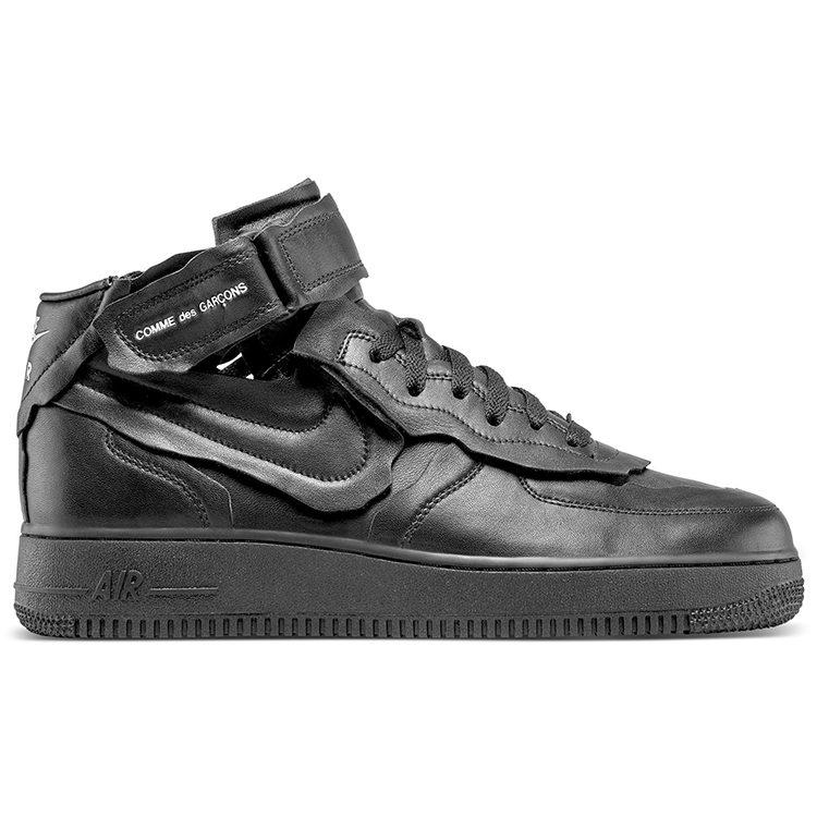 Nike Air Force 1 Mid Comme Des Garcons Черный DC3601-001