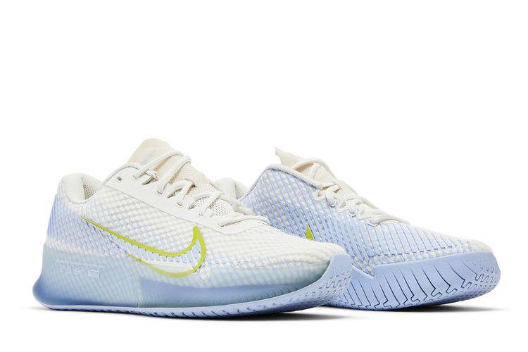 Женские кроссовки Nike Court Air Zoom Vapor 11 HC Cobalt Bliss Cactus (Женский) Парус/Кобальтовое блаженство/Яркий кактус