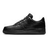 Nike Air Force 1 Dark Power, Air Force 1 Cushioning, Wear Resistant Low top Skateboard Shoes Unisex Black CW2288-001(Team30-)