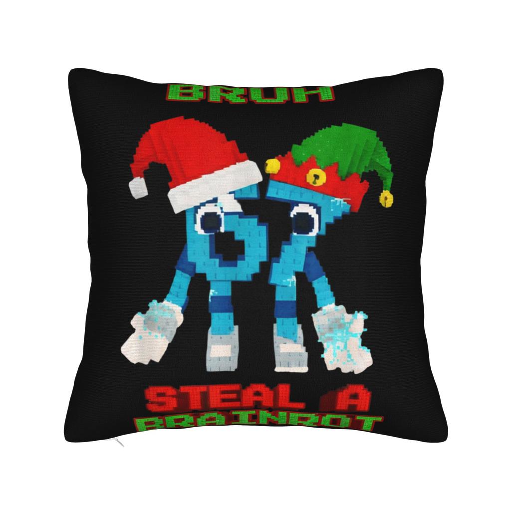 67 Шесть Семь 6-7 Забавная Итальянская Мем-Подушка для Мозга Наволочка Мягкая Наволочка Милая Забавная Наволочка для Дивана Спальни Домашний Декор