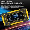 3 Stages Lead Acid AGM GEL Battery-chargers Intelligent Fast Charging Digital LCD Display Car Accessories Motorcycle Battery Charger 12V 6A
