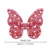 20 шт. 2,7'' Блестящие бантики-бабочки Заколки для волос для девочек Блестящие заколки для волос Зажим для волос Головной убор Детские аксессуары для волос