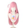 SUNXXCOS Bocchi the Cosplay Wig with Costume Accessory for Cosplay Prop Rock! Heat-Resistant Net, Women, (Goto Hitori)
