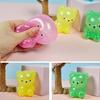 1/4Pcs Cartoon Bear Squeeze Toy Slow Rebound Soft TPR Stress Anxiety Relief Portable Kids Teens Adults Colorful Animal Squishes Sensory Fidget Toy