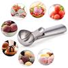 Ice Cream Scoop Stainless Steel Ice Cream Spoon Watermelon Baller Scooper Fruit Dessert Spoon Ice Cream Ball Maker Kitchen Tools