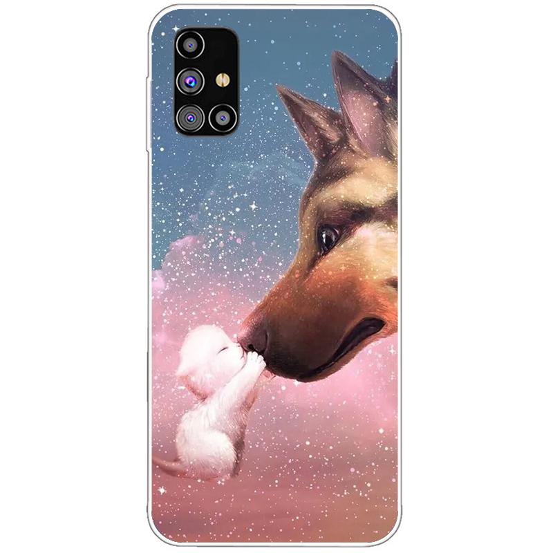 Для Samsung Galaxy A31 A51 A71 чехол силиконовый чехол для телефона чехлы для Samsung A315 A515 A715 мягкие чехлы мультяшный бампер чехол