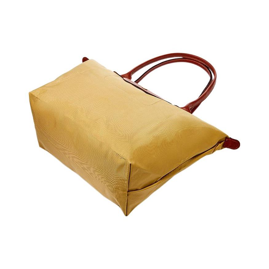 Longchamp Le Pliage 31 Застежка на кнопку-молнию Переработанный холст с кожаной отделкой Сумка-тоут Сумка для покупок Сумка-пельмень Ручная сумка на плечо Большая 1899089526
