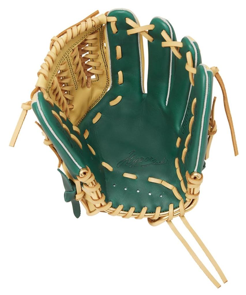 Rawlings Baseball HYPER TECH COLOR SYNC Dark Size L Glove, Softball, Junior, Kids, GJ5HTCN6L1, Green/Camel, All-Around, (Left-Handed Thrower,
