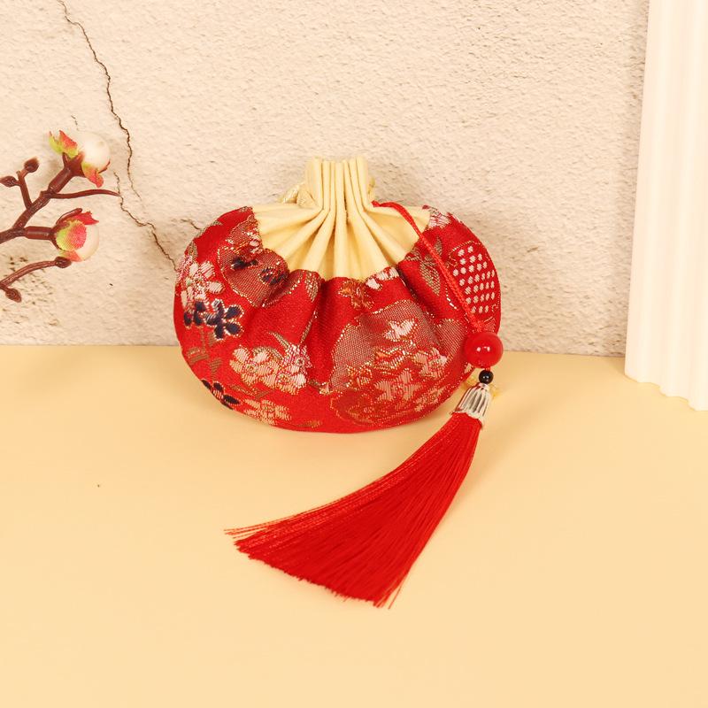 Dragon Boat Festival Chinese Palace Style Scented Sachet with Tassel - Mugwort Spice Hanging Ornament