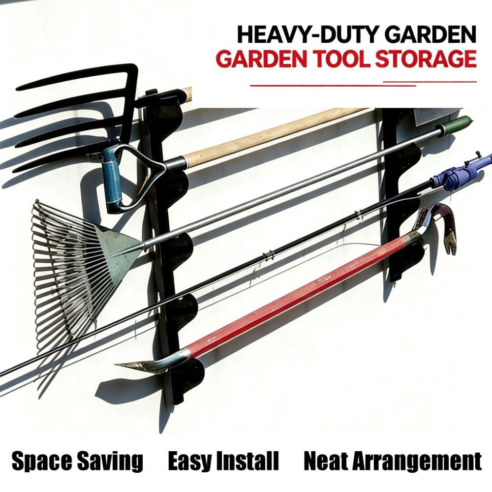Heavy-duty Garage Wall‑Mount Organizer 55cm Shed Tool Holder Garden Shed Organization
