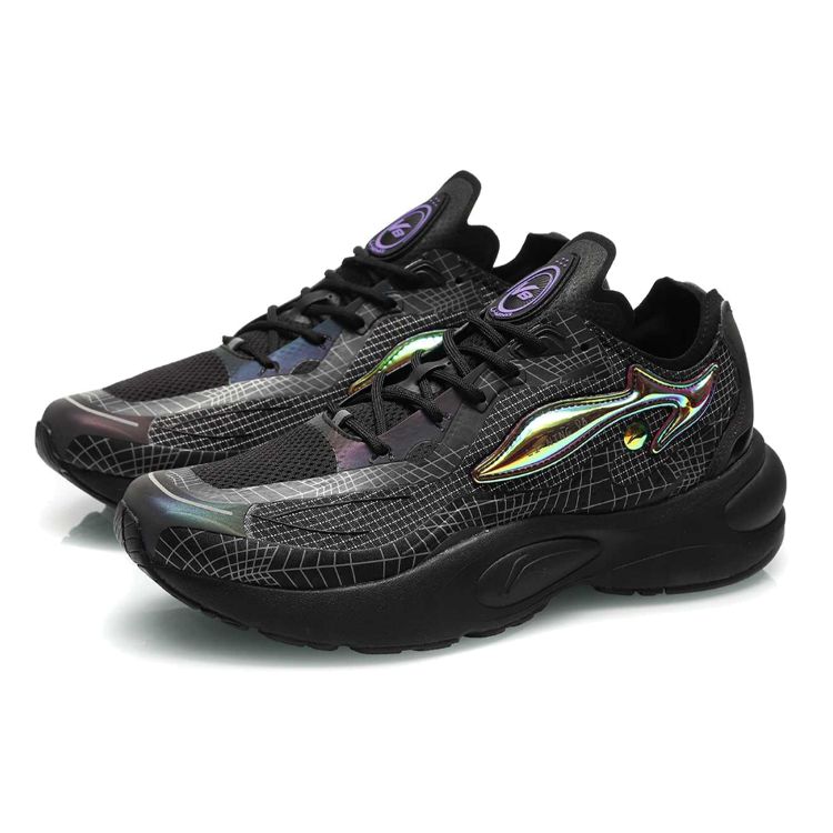 Кроссовки мужские Li Ning V8 1.5 легкие с низким верхом черные ARHQ295-2