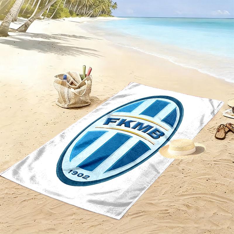 FKMB Print Beach Towel, Large Soft Quick Dry Towel for Beach Camping Swimming