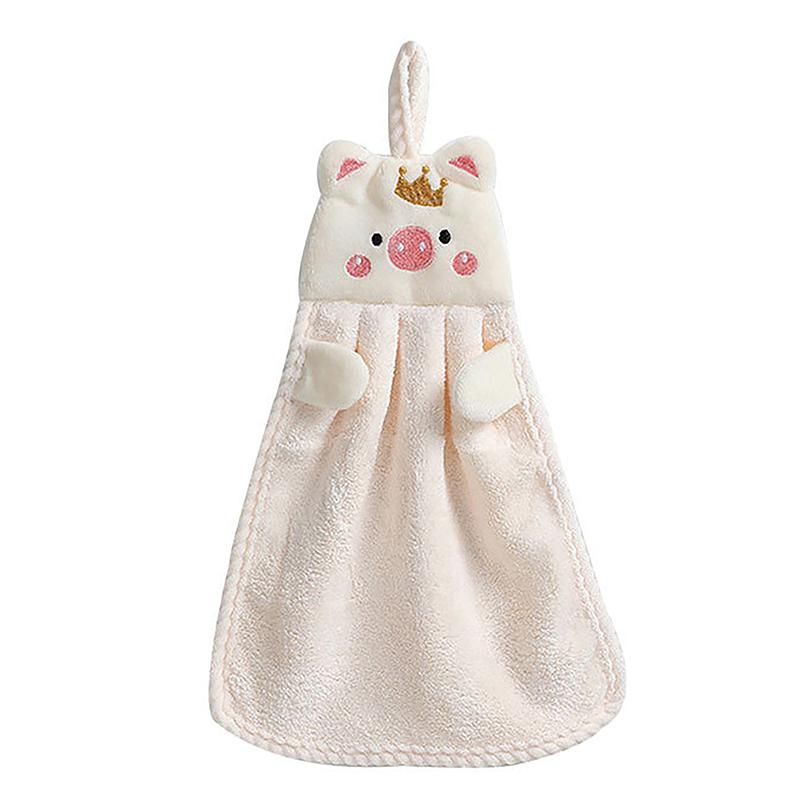 Cute Hand Towels Kitchen Bathroom Hand Towel Super Absorbent Kitchen Towel High-Efficiency Tableware Cleaning Towel