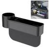 Car Storage Tools Black Auto Car Seat Gap Catcher Filler Storage Box Pocket Organizer Holder SUV Pocket Stowing Tidying Drink