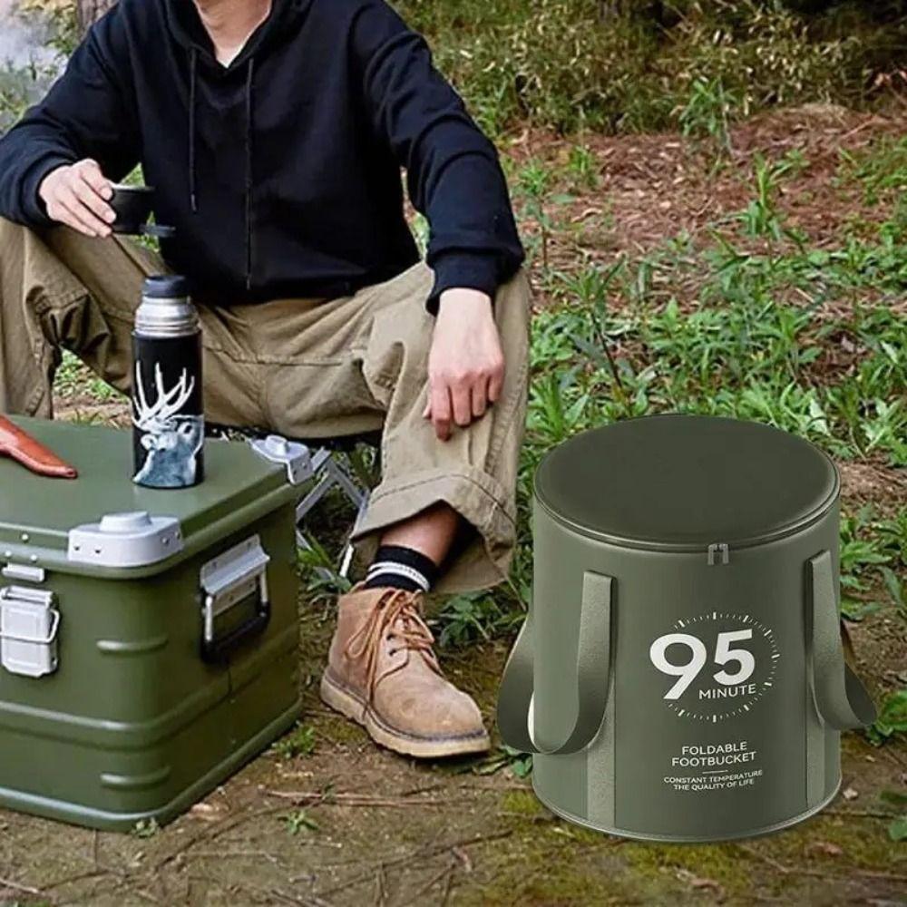 Multi-functional Soaking Basin Insulated Feet Bathtub Soak Foot Bag Folding Foot Bucket Dormitory