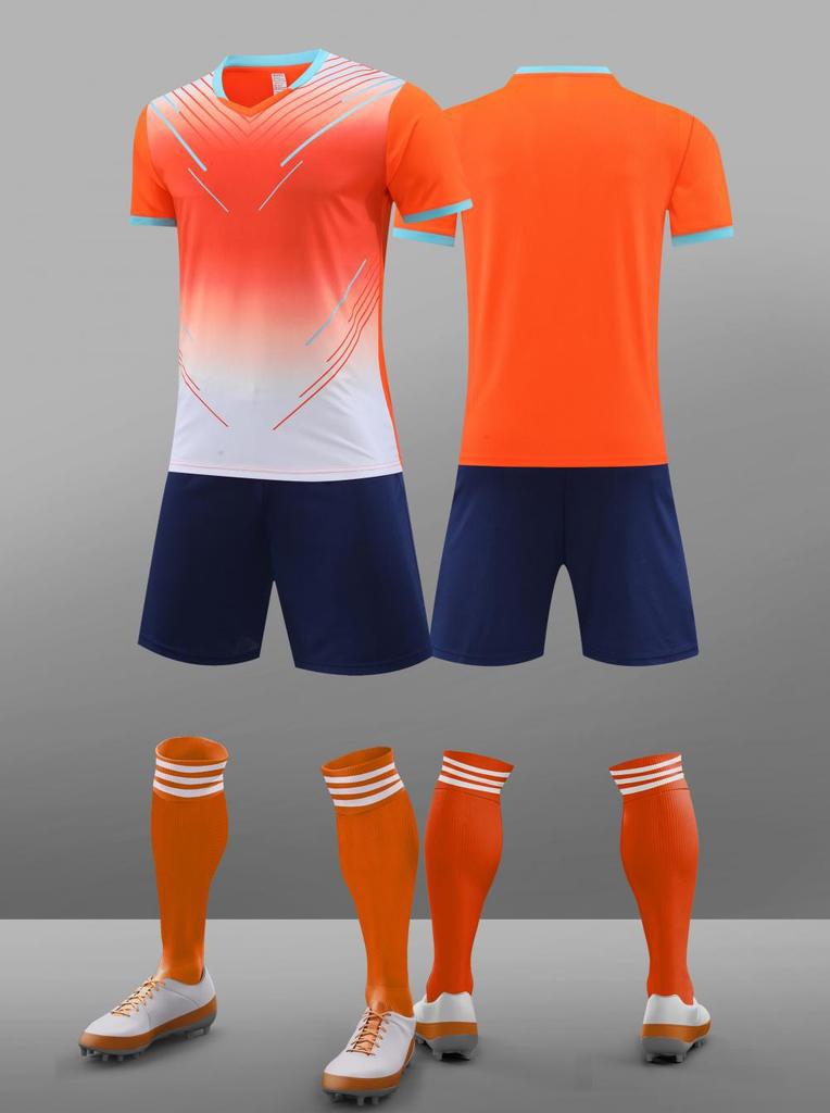 Комплект футбольной формы, Тренировочная форма для мужчин и женщин, Короткий рукав, Быстросохнущая, Для студентов, Детская футбольная форма, Спортивная начальная школа S