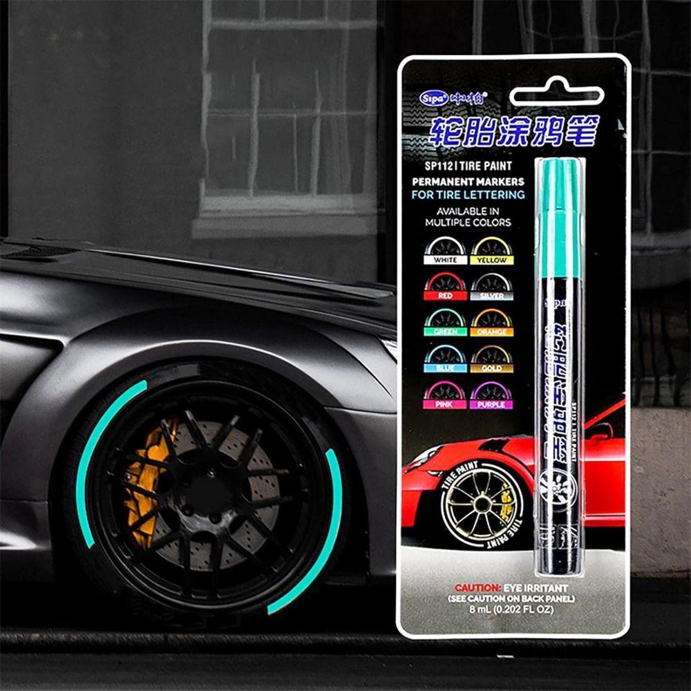 Waterproof Tire Marker for Rubber Meta Glass Car Tires Car Tire Graffiti Paint Pen Tire Paint Pen