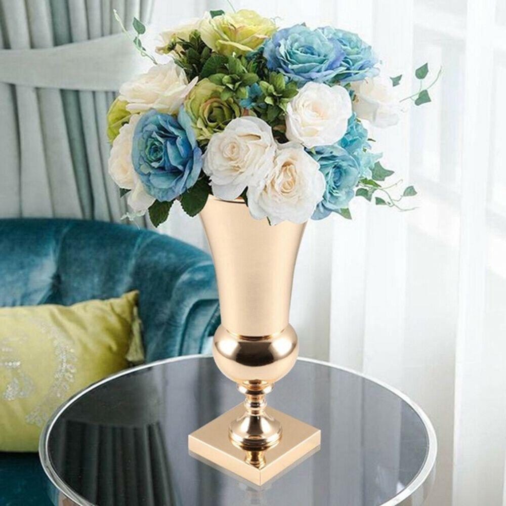 43cm Large Centrepiece Iron Home Decorative Table Decor Flower Vase Wedding