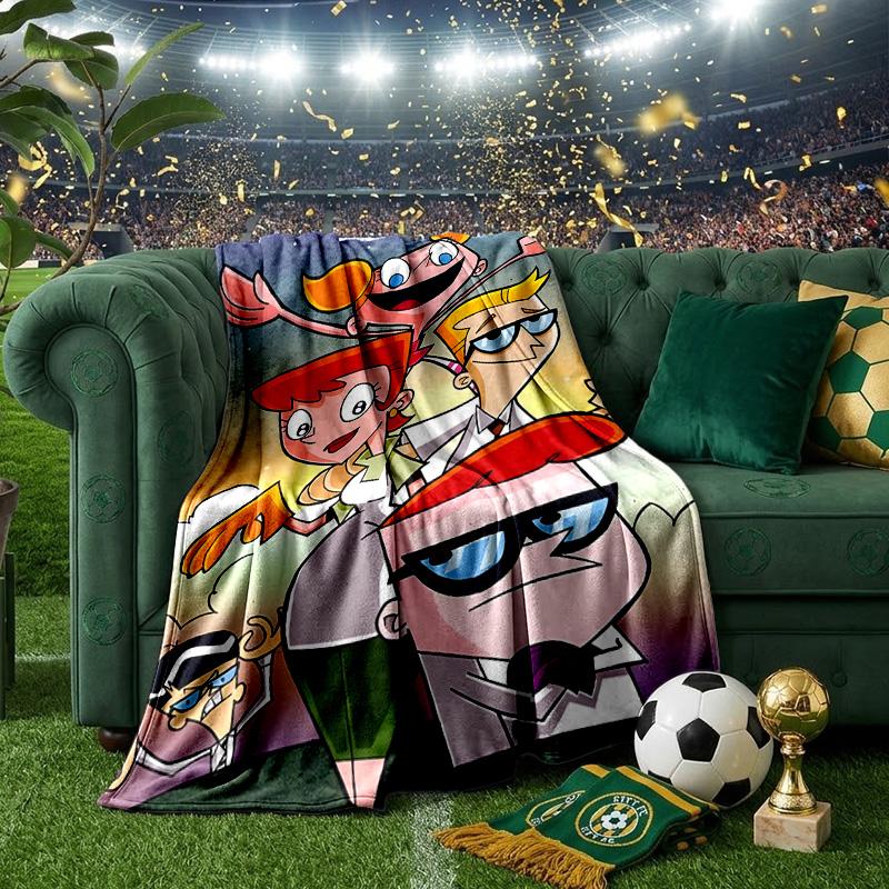 Dexter's Electric Adventure Blanket Lightweight Flannel Bedding Blanket Perfect for Travel, Camping, Living Rooms, Offices, Sofas, Fan Christmas gift