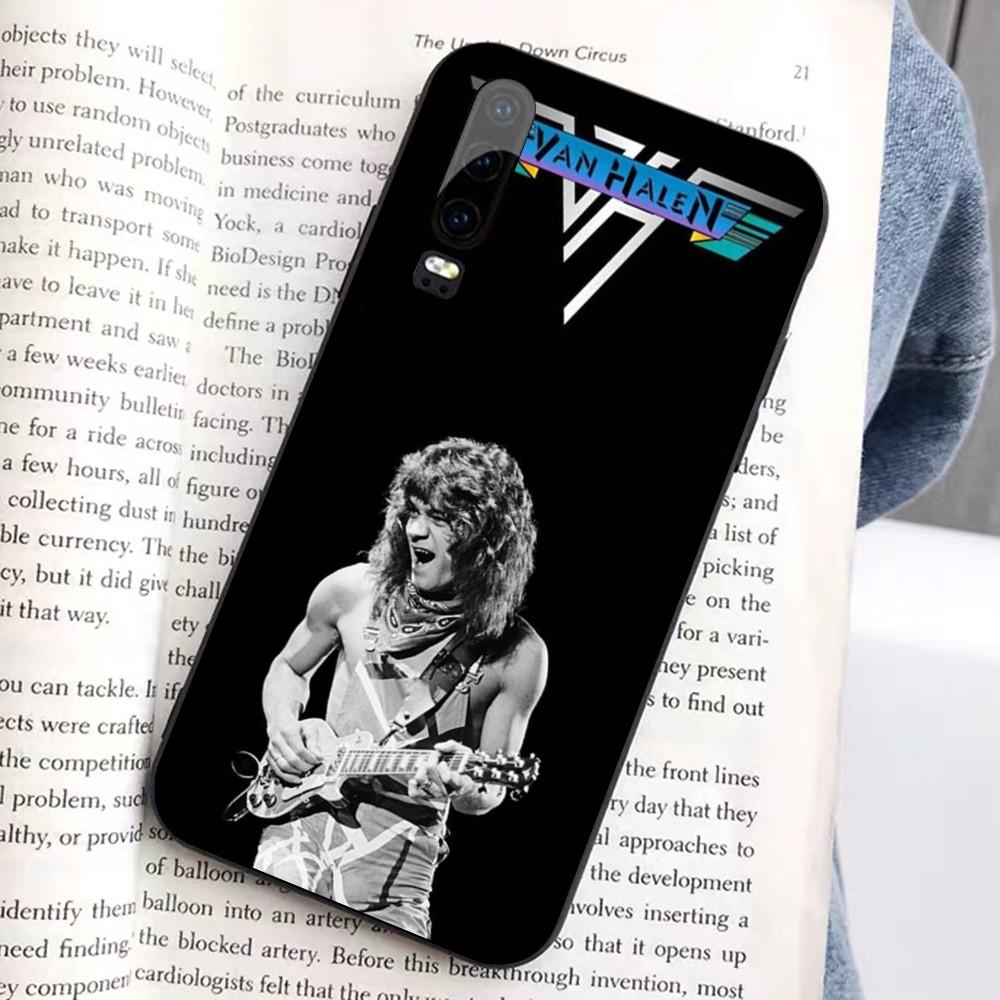 E-Eddie V-Van-Halen Music Guitar Phone Case For Huawei Honor 10 Lite 9 20 7A 9X 30 50 60 70 Pro Plus Soft Silicone Cover