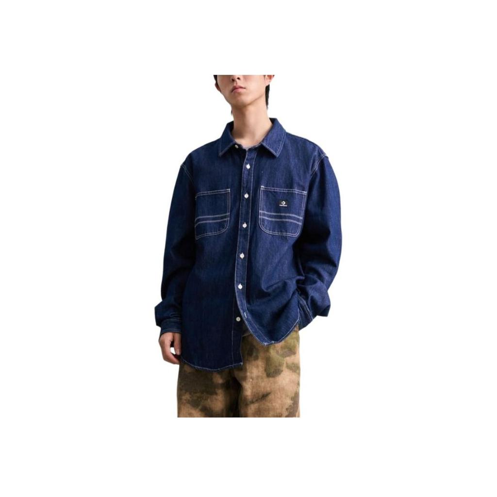 Новые футболки Converse Мужские Синие A01 10028411-A01