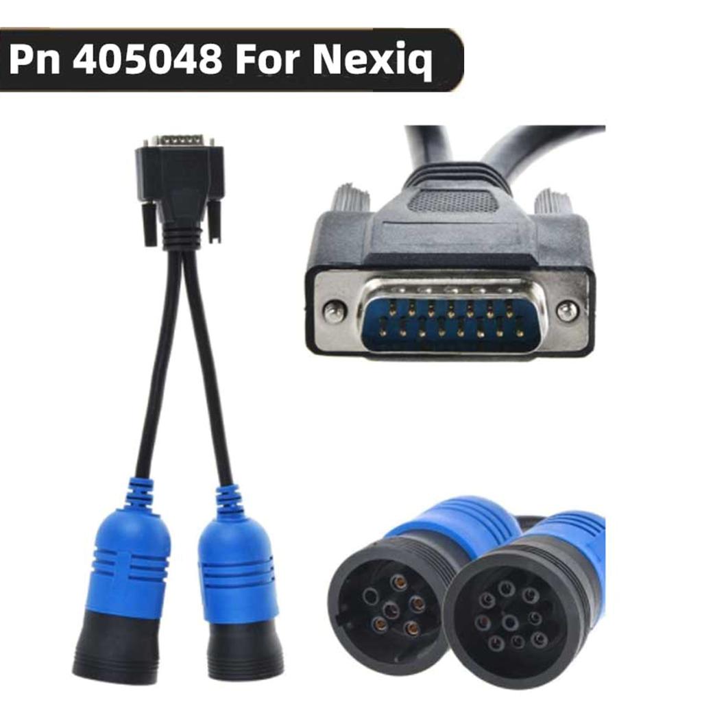 405048 6Pin & 9Pin Y Deutsch Cummins Adapter for Nexiq USB Link Diesel Truck Diagnose Interface Truck Maintainence Tools