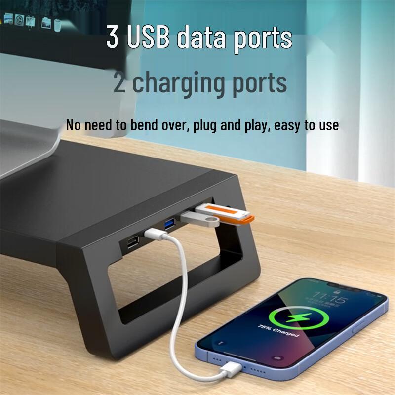 Многофункциональная подставка-органайзер для монитора с USB 3.0 хабом