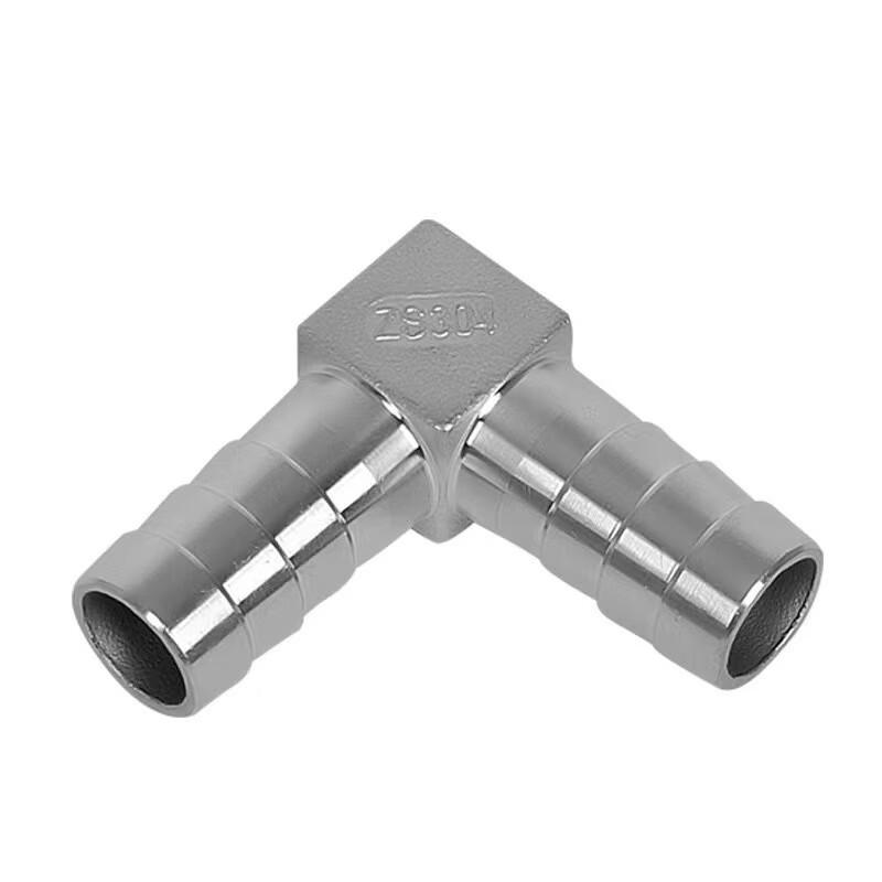 Chaiba 304 Stainless Steel 90 Degree L-Type Hose Barb Elbow Fitting
