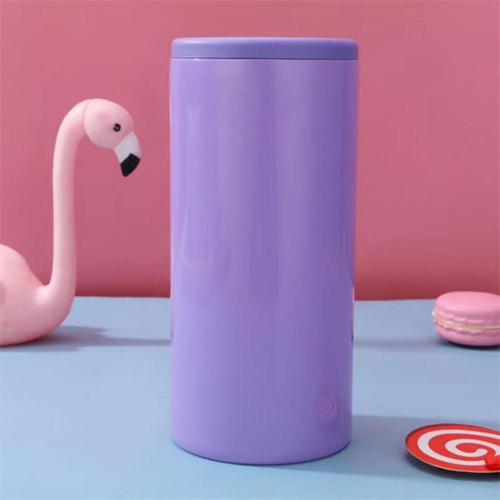 Нескользящее основание Изолированный охладитель для банок Держатель для банок из нержавеющей стали Охладитель для пива Открытый