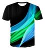 Fashion Men's T-shirts With Abstract Three-dimensional Graphic T Shirts Summer Casual Breathable T-shirts with Short Sleeves Top