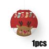 20PCS Christmas Paper Lanterns Santa Claus Snowman Elk Lanterns Christmas Gifts Party Decoration Christmas Decorations