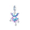 Original 925 Silver Penguin Whale Chameleon Pendant Robot Plant Bead Decoration fit Necklaces Bracelets Jewelry Gifts