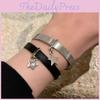 Star Y2k Cool Charm Bracelet Adjustable Leather Wristband 2024 Summer Trend