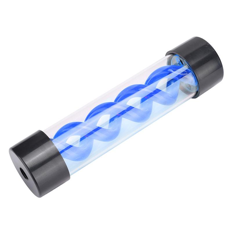 200mm Water Cooling Tank Reservoir Cylindrical Water Tank with 3 Holes G1/4 Inner Thread for PC Computer Water Cooler System