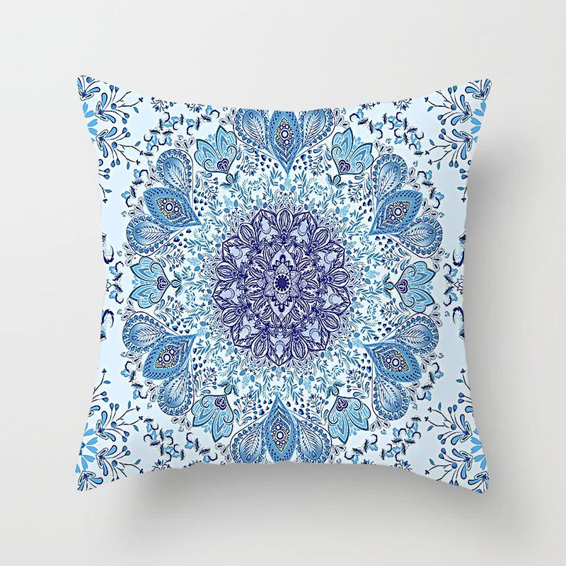 1Pcs Mandala Pattern Cushion Cover Bohemia Throw Pillow Decorative Pillowcase Retro Sofa Pillow Case Home Decoration Pillow Case