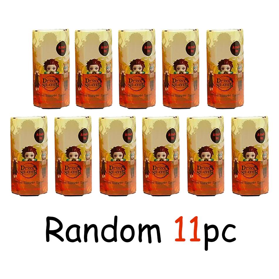 New Party Angel Demon Slayer Series Blind Box Car Decoration Desktop Computer Screen Cupid Hand Fashion Play Doll Birthday Gifts