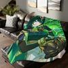 Genshin Impact Nefer Blanket for Sofa Bed Office Travel  Soft Warm Fleece for Sleeping Reading Camping Flying