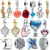 Шармы Оригинальные Новые Подвески Бусины Подходят для Браслетов Ожерелье для Женщин Шарм Медь Роскошь DIY Ювелирные Изделия Подарки