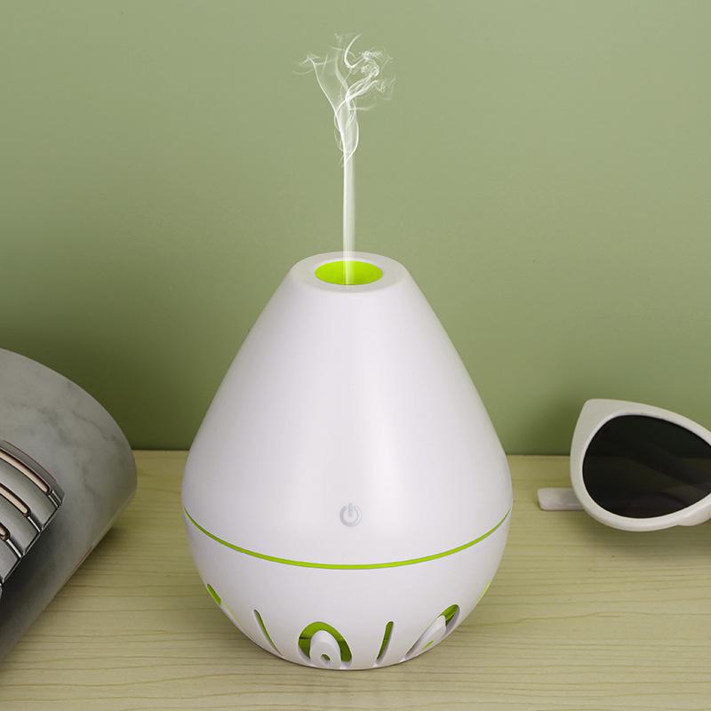 Креативный USB-увлажнитель воздуха с функцией ароматерапии и эффектом дыма и древесной фактуры с возможностью нанесения индивидуального логотипа