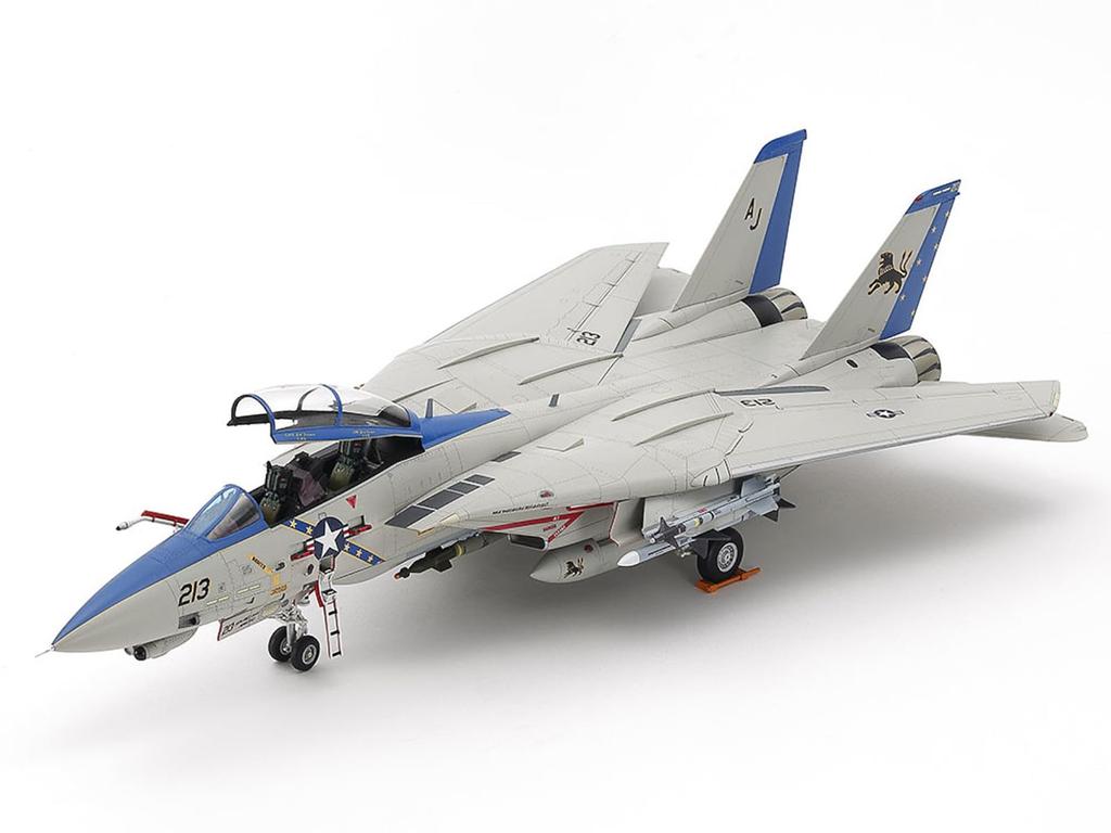 Tamiya Коллекция Warbird 95 Пластиковая модель Grumman Tomcat 60795 1/72 Нет. F-14D (Самолет)