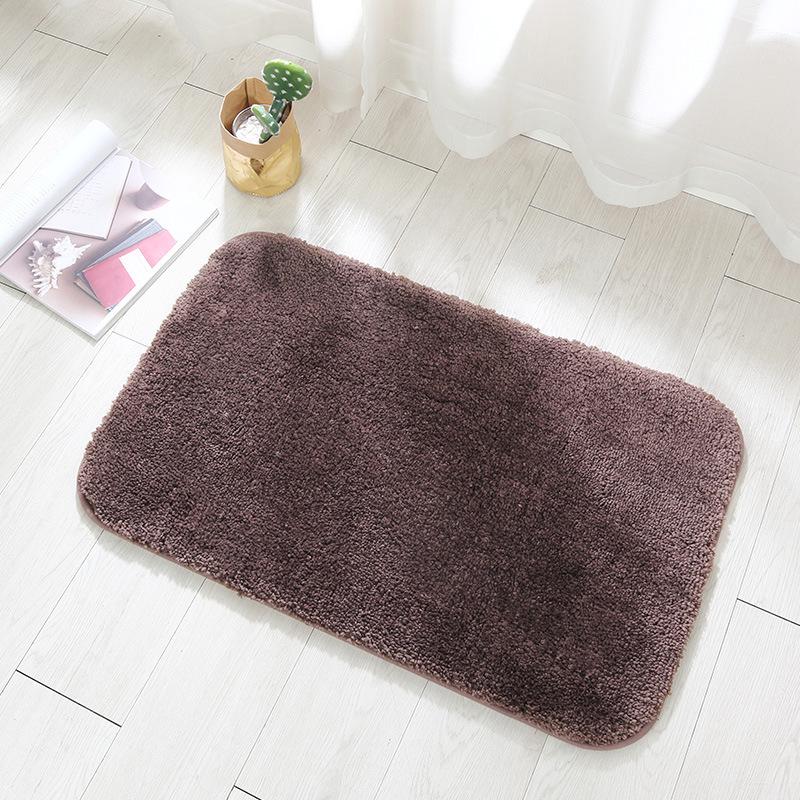 High-Pile Non-Slip Water-Absorbing Floor Mat for Kitchen & Bathroom