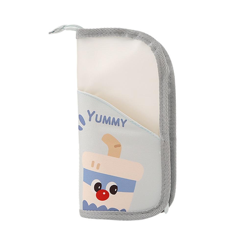 Professional Polyester Folding Makeup Bag Folding Design Portable Stand Cosmetic Bag Waterproof Make Up Organizer Travel Use