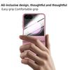 Защитный шарнирный жесткий чехол для телефона из ПК для Samsung Galaxy Z Flip 6, противоударный чехол с небольшой защитной пленкой для экрана, ощущение кожи