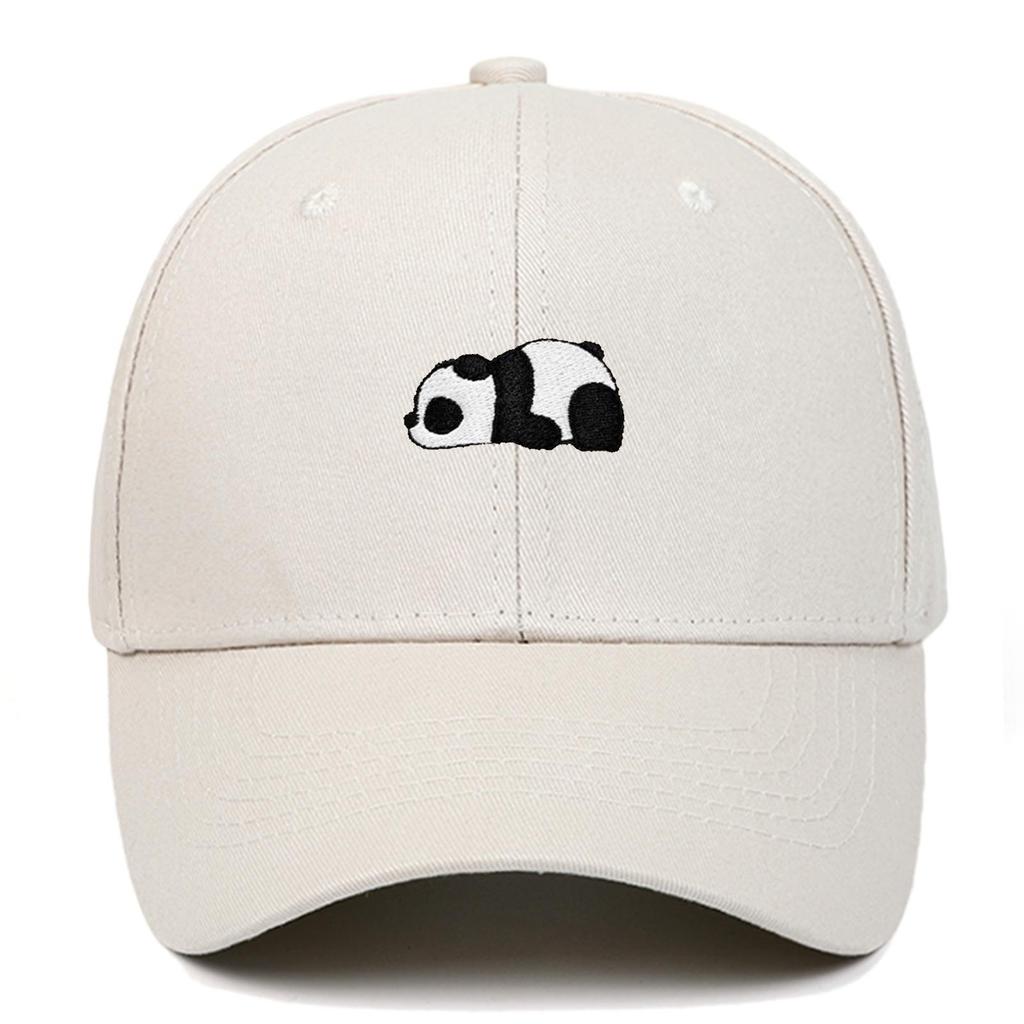 Panda Embroidery Baseball Cap - Unisex Summer Sports Hat, Custom Logo, Various Colors