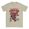 Spider-man Spiderman Movie Retro Comic Men T Shirts Creative Tees Round Neck T-Shirt 100% Cotton Birthday Present Tops