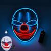 JOKER Clown LED Glowing Mask Halloween Fluorescent Show Grimace Mask COS Douyin