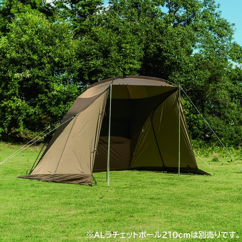 ogawa Кемпинговая палатка для автомобиля, укрытие для автомобиля 2 2 2337 Песочно-бежевый x Темно-коричневый [Для людей]