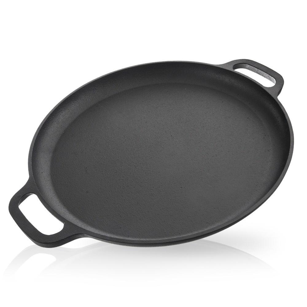 Patelnia Żeliwna na Gaz Indukcję Grill Ognisko do Piekarnika Talerz 35 cm